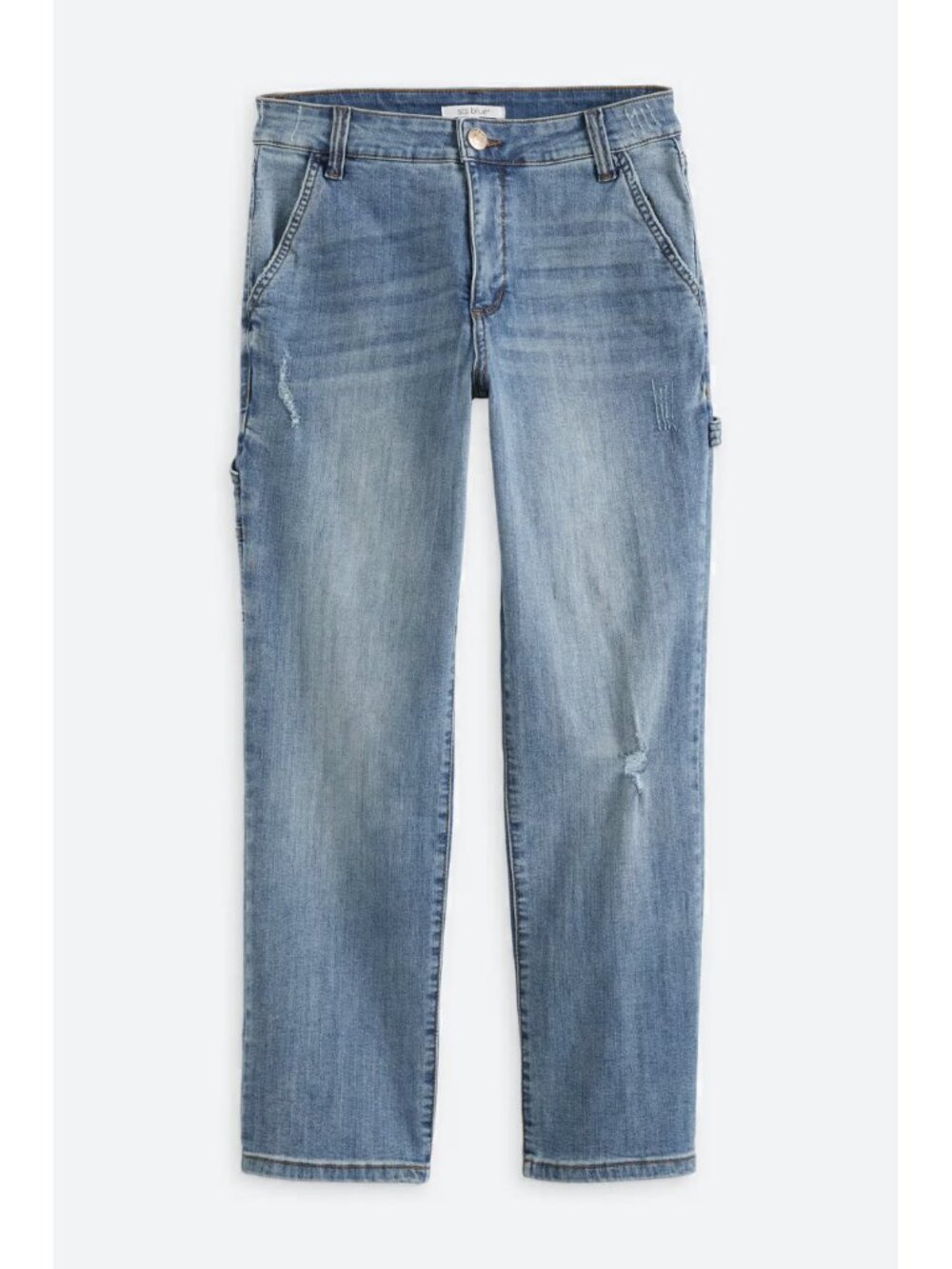 STS Blue Drew High Rise Utility Slim Straight Ankle Jeans | 32